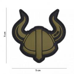 Patch 3D PVC Viking Helmet Gris (101 Inc) OD
