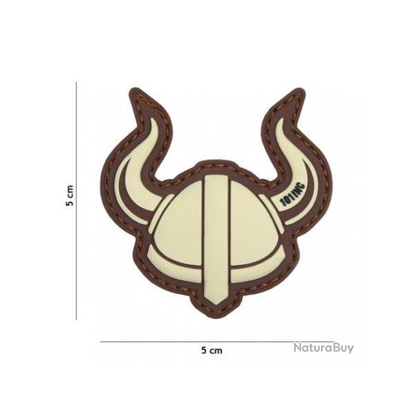 Patch 3D PVC Viking Helmet Gris (101 Inc) Dsert