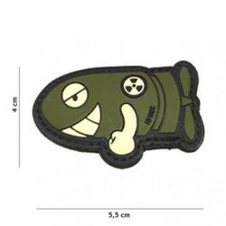 Patch 3D PVC Funny Torpedo Gris (101 Inc) OD