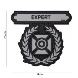 Patch 3D PVC Expert Medal Gris (101 Inc) Wolf Grey