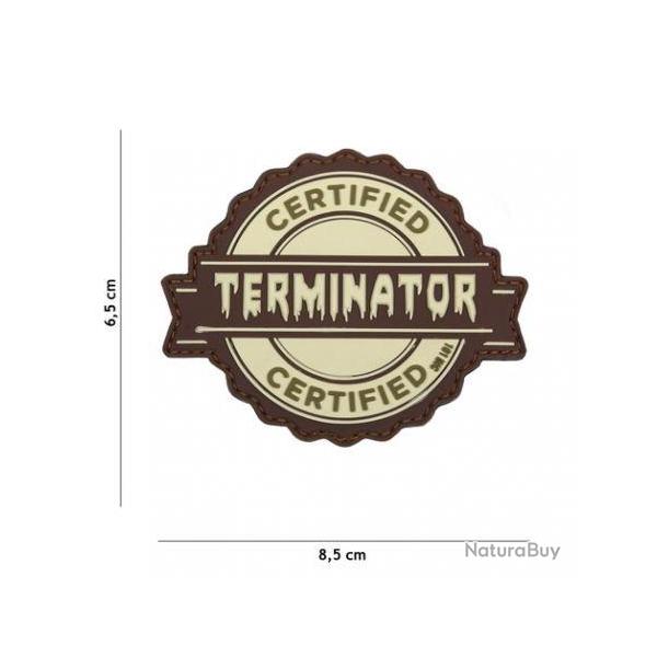 Patch 3D PVC Terminator Gris (101 Inc) Coyote