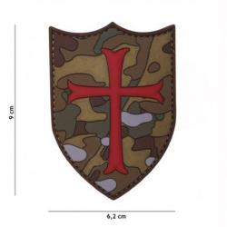 Patch 3D PVC Crusader Woodland (101 Inc) Multicam
