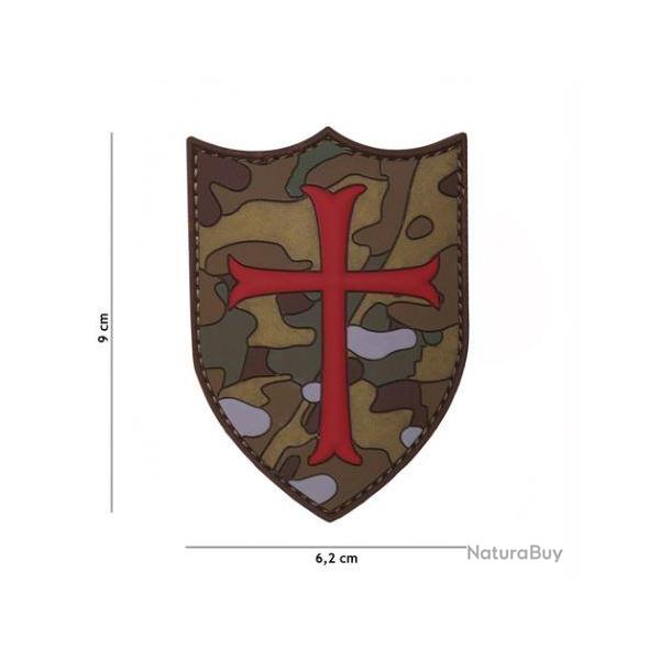 Patch 3D PVC Crusader Woodland (101 Inc) Multicam