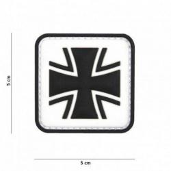 Patch 3D PVC Croix de Fer OD (101 Inc) Blanc