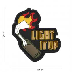 Patch 3D PVC Light it up Noir (101 Inc) Noir