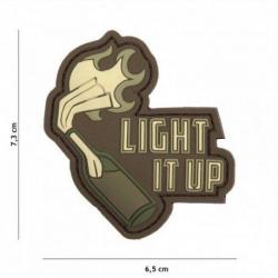 Patch 3D PVC Light it up Noir (101 Inc) Woodland