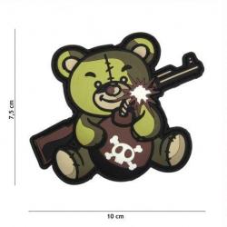 Patch 3D PVC Terror Teddy Gris (101 Inc) OD