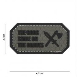 Patch 3D PVC The Gods Smile on the Braves Gris (101 Inc) Wolf Grey