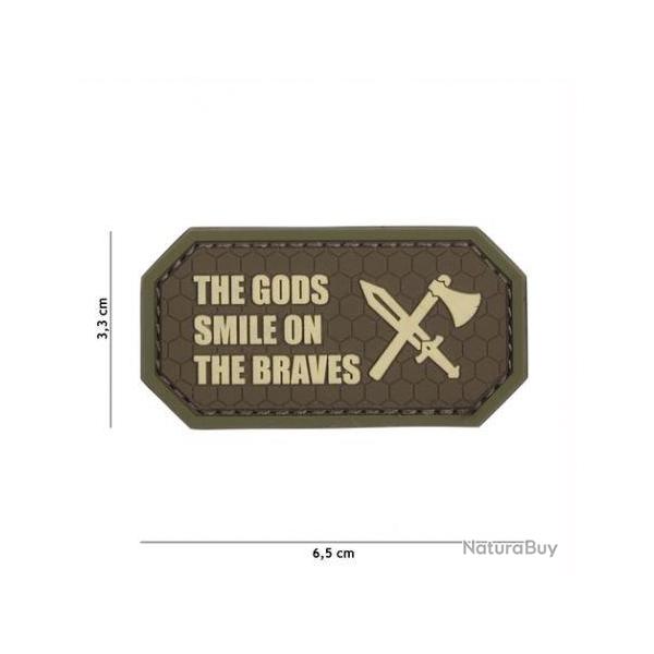 Patch 3D PVC The Gods Smile on the Braves Gris (101 Inc) Marron