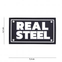 Patch 3D PVC Real steel Noir (101 Inc) Noir