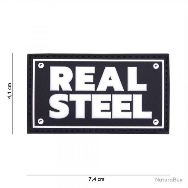 Patch 3D PVC Real steel Noir (101 Inc) Noir