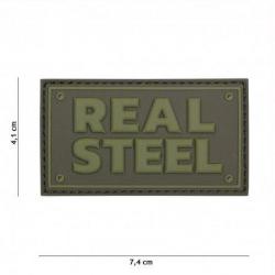 Patch 3D PVC Real steel Noir (101 Inc) OD