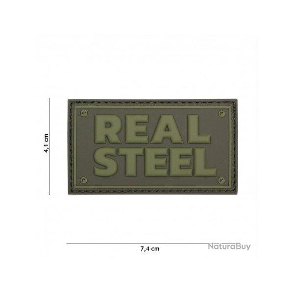 Patch 3D PVC Real steel Noir (101 Inc) OD