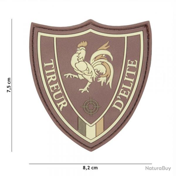 Patch 3D PVC Tireur d'elite Marron (101 Inc) Marron