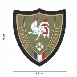 Patch 3D PVC Tireur d'elite Marron (101 Inc) OD