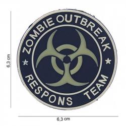 Patch 3D PVC Zombie Outbreak Fluo / Noir (101 Inc) OD