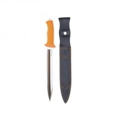 Dague Browning Omega avec manche orange fluo avec etui cuir