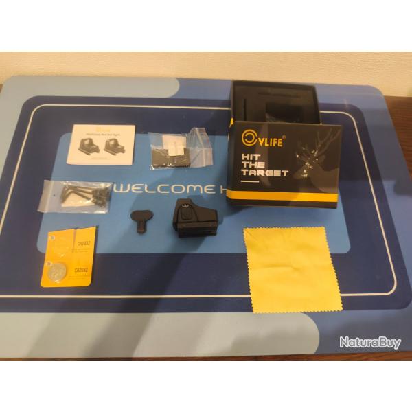 Vends un point rouge Cvlife 2MOA avec rail picatinni & arme de poing