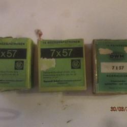 3 boites de 10 cartouches Cal 7x57