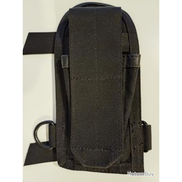 Porte-chargeur de crosse - Simple - Couleur noir - Pour chargeur type M4
