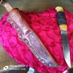 Couteau de chasse vintage Norvégien  Lillehammer.