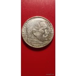 2 reichsmark Paul von Hindenburg 1937 G
