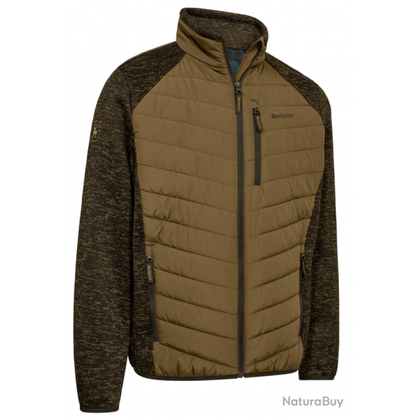 Veste matelasse et tricot Moor butternut DEERHUNTER