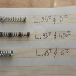 ressorts  pour armes