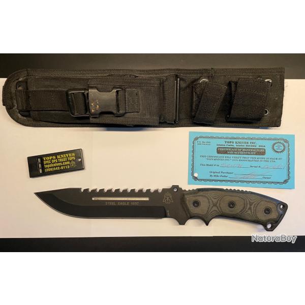 TOPS KNIVES Steel Eagle 107c q641