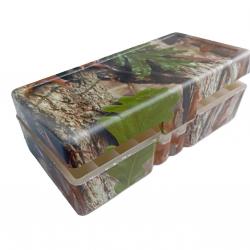 Boîte à munitions 50 emplacements 9mm recouvrement (hydrocamo)