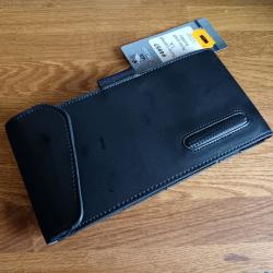 PORTE CARNET ET CARTE NOIR CUIR SYNTHETIQUE GK PRO