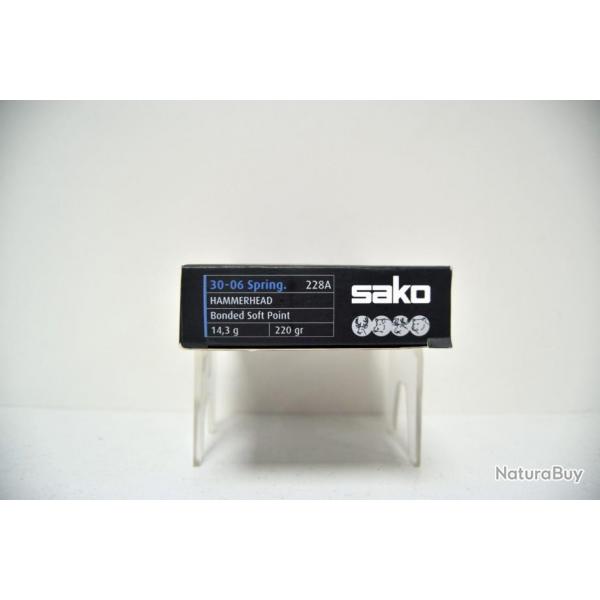 Munitions Sako 30-06 Spring 228A  x2 boites