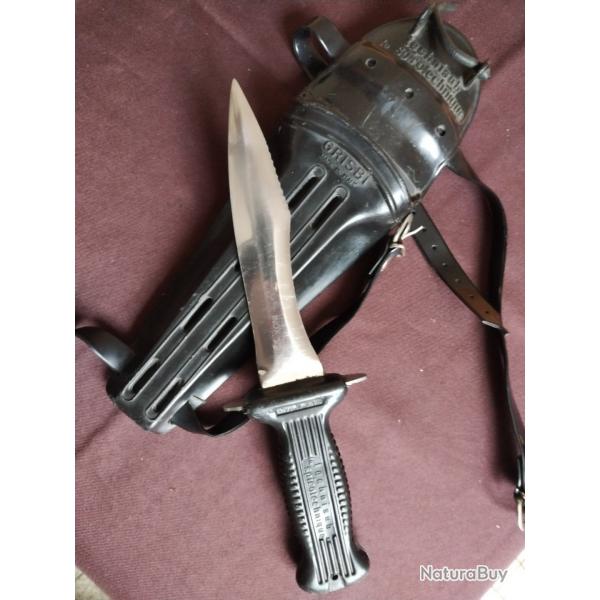 Couteau de chasse de plonge ancien