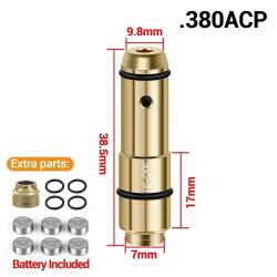 Cible électronique et Cartouche laser de manipulation et de tir d'entrainement pour 380 ACP