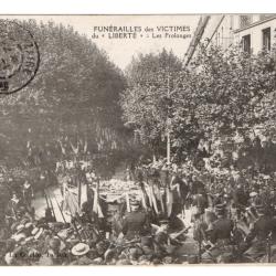 CPA - FUN&Eacute;RAILLES des VICTIMES du " LIBERT&Eacute; " Les Prolonges  N&deg;3348