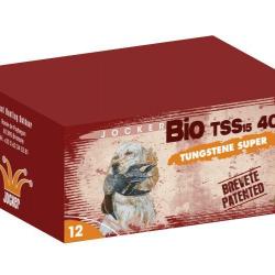 BOITE DE 10 CARTOUCHES JOCKER BOURRE BIO TSS 40 HP C 12 89 16 40 GR TUNGSTENE