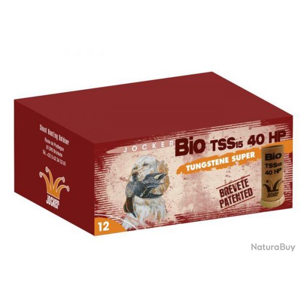 BOITE DE 10 CARTOUCHES JOCKER BOURRE BIO TSS 40 HP C 12 89 16 40 GR TUNGSTENE