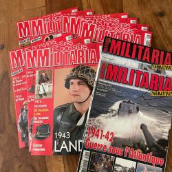 Militaria Thématique n°1 et 2 + 9 n° Les Dossiers Militaria