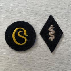 un lot de deux grades allemands ww2
