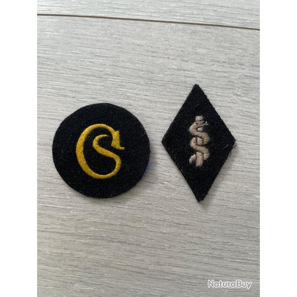 un lot de deux grades allemands ww2
