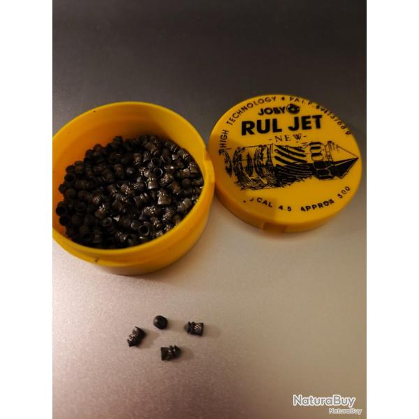 180 plombs RUL JET de cal 4,5 pour armes  air comprim
