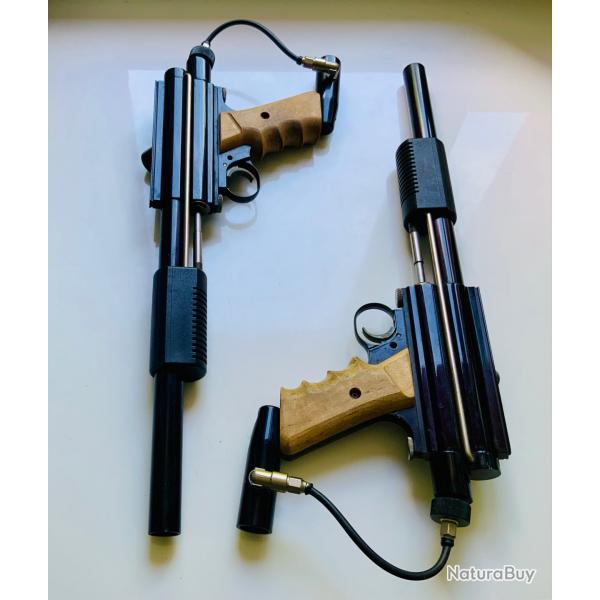 2 lanceurs Paintball  pompe vintage Sterling