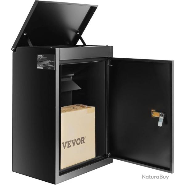 Bote  Colis 39x27x52,2 cm Bote aux Lettres en Acier Galvanis Verrouillable Code Autoportante