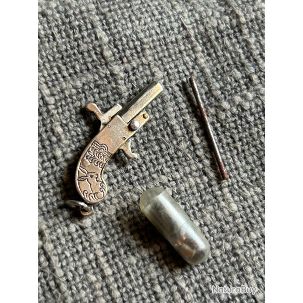 Pistolet Berloque calibre 2mm  broche