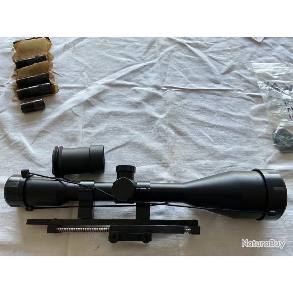 Fusil BAIKAL MP155 synthtique noir 12/89 avec lunette sur compensateur choke full plomb choke PATER