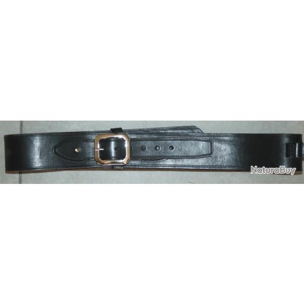 ceinturon western OKLAOMA LEATHER MIAMI, LT : longueur 107/120 hauteur 7cm pour cartouches 44