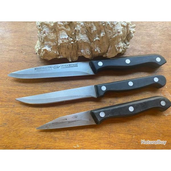LOT DE 3 COUTEAUX    2025  N