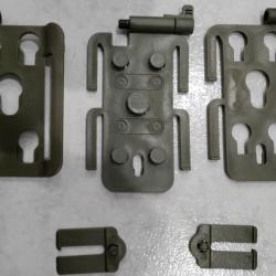 Accessoires MOLLE attache rapide pour Airsoft, Randonnée, armée, chasse, etc...