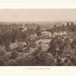 TIRAGE DE CLICHÉ TYPE GRAVURE - COMPAGNIE AÉRIENNE FRANÇAISE - LE BOCAGE À SAINT-CÉNÉRI