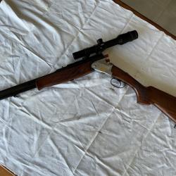 Carabine FAIR SAFARI 8/57 JRS et lunette de battue MEOPTA meostar R1 1-4/22 sans point rouge